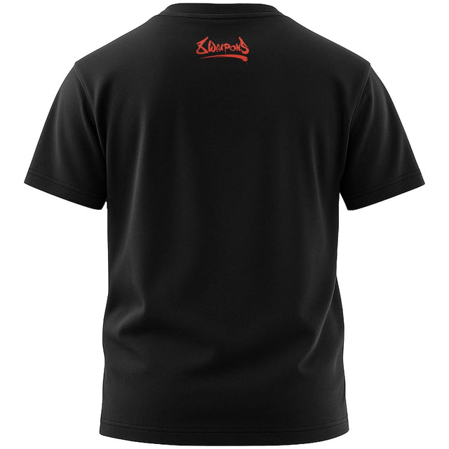 8 WEAPONS T-Shirt Joe - Zwart/Rood