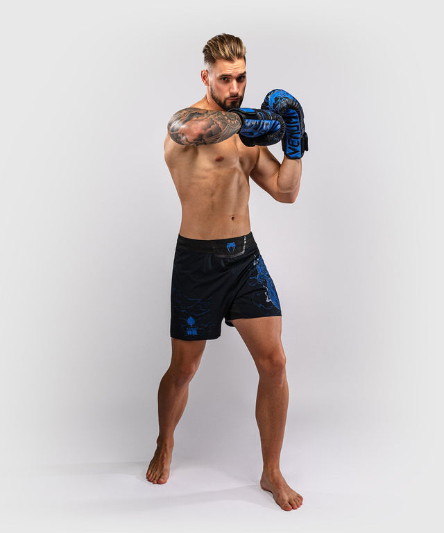 Venum MMA Shorts Thunder Dragon – Black/Royal Blue