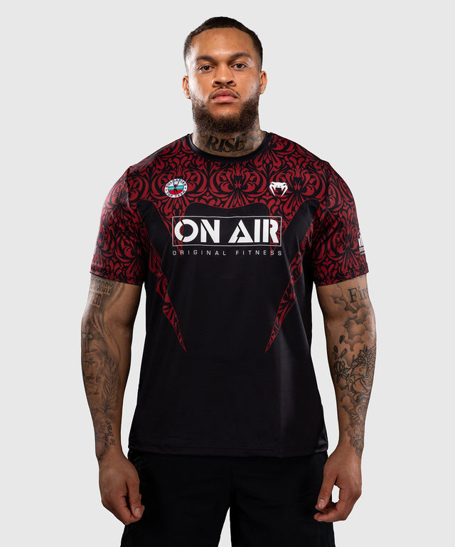 Venum T-Shirt Bulgarian Top Team - Zwart/Rood