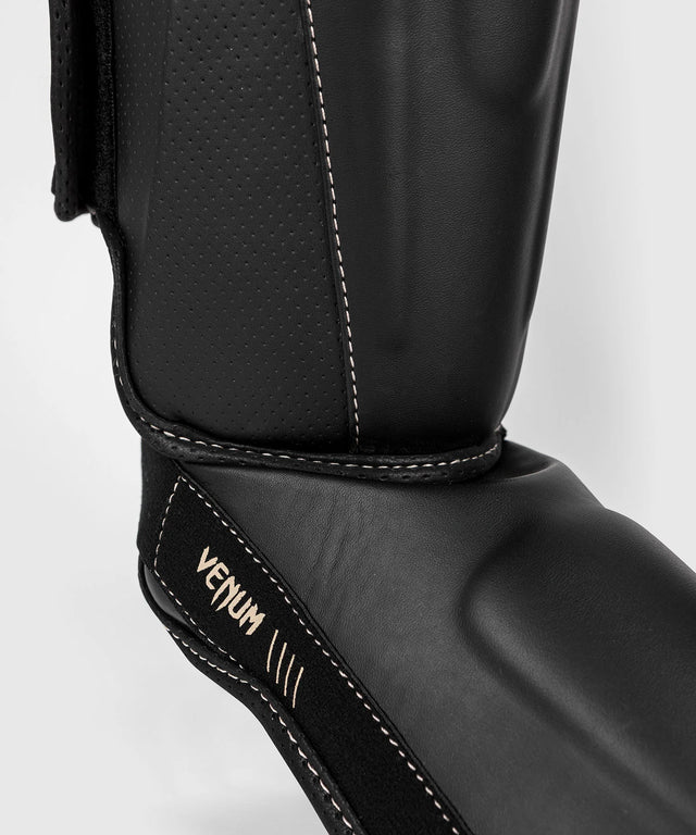 Venum Kickboxing Shin Guards Impact Evo - Black
