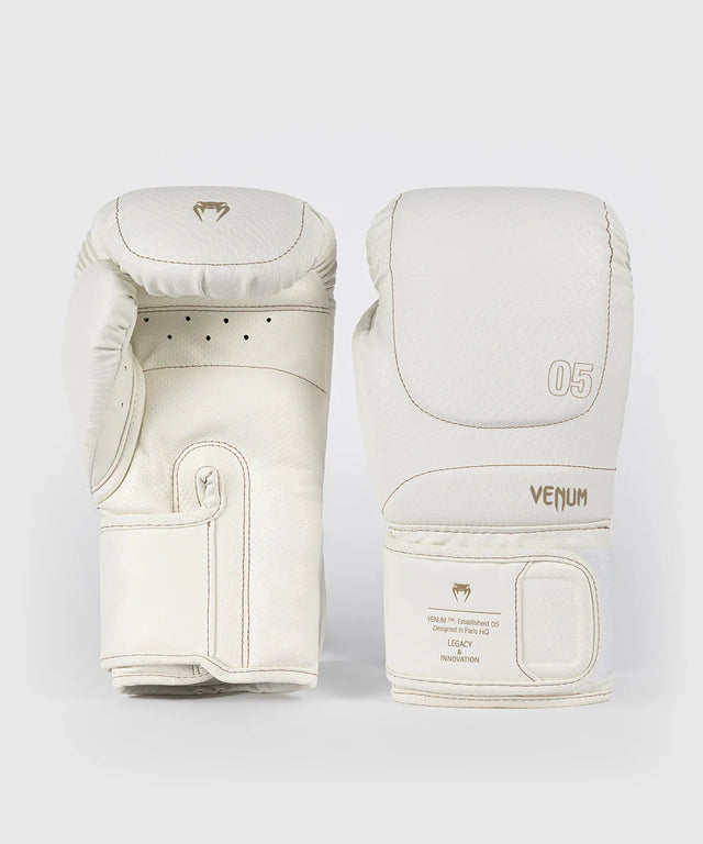Venum Bokshandschoenen Impact Evo Scales - Ivoor Wit