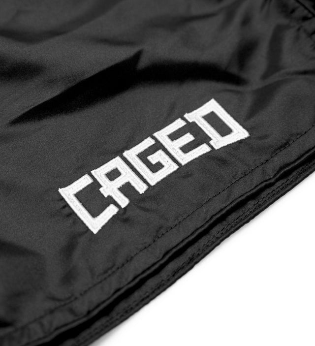 Caged Classic Muay Thai Shorts - Black