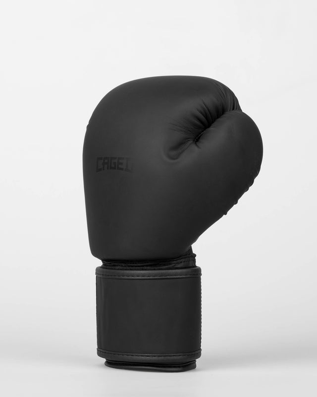Caged Spark Kids Boxing Gloves – Matte Black