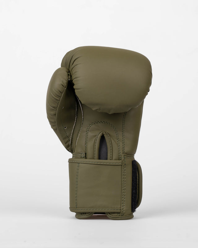 Caged Bokshandschoenen Spark Kinderen - Kaki Groen/Goud