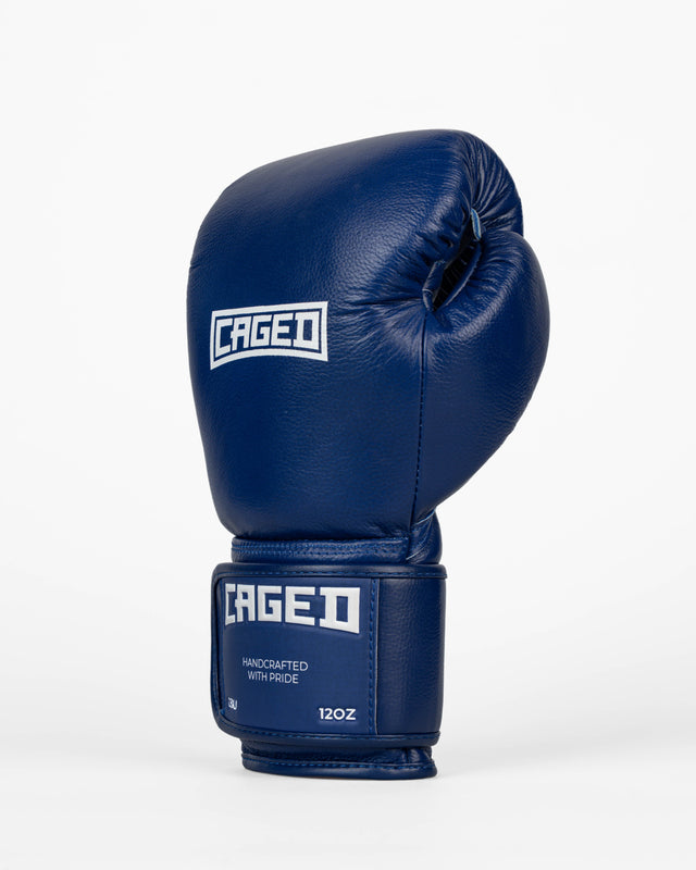 Rękawice bokserskie Caged X Series – Granatowe/Białe