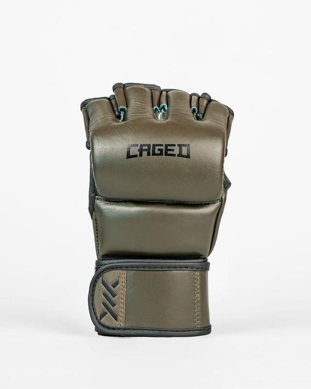 Rękawice MMA Caged X Series – Khaki/Czarne