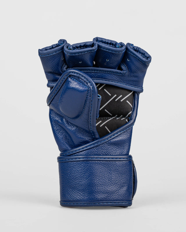 Caged MMA Gloves 'X' Series - Navy Blue/White