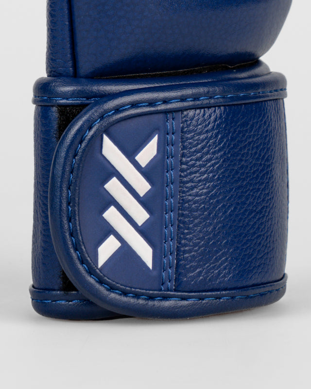 Caged MMA Gloves 'X' Series - Navy Blue/White