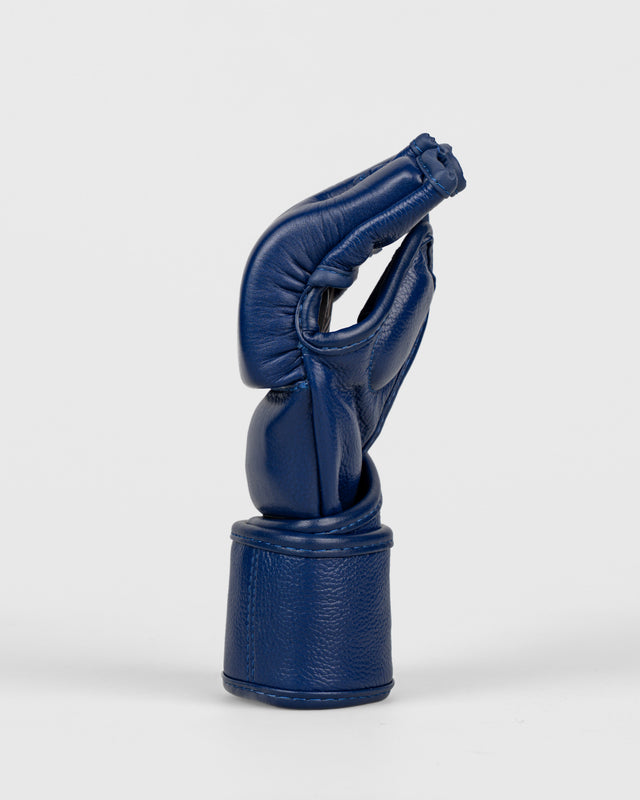 Caged MMA Gloves 'X' Series - Navy Blue/White