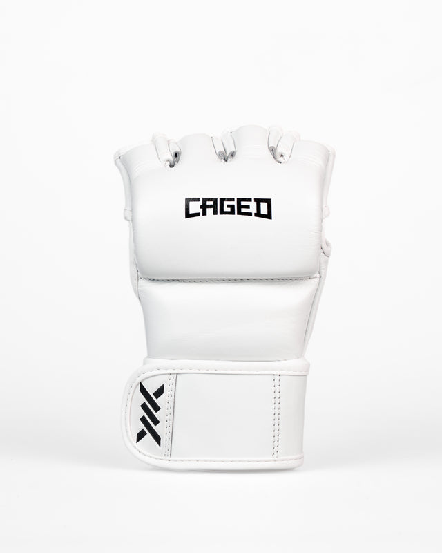 Caged MMA Handschoenen 'X' Series - Wit/Zwart