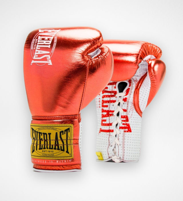 Rękawice bokserskie Everlast 1910 Fight – Czerwone