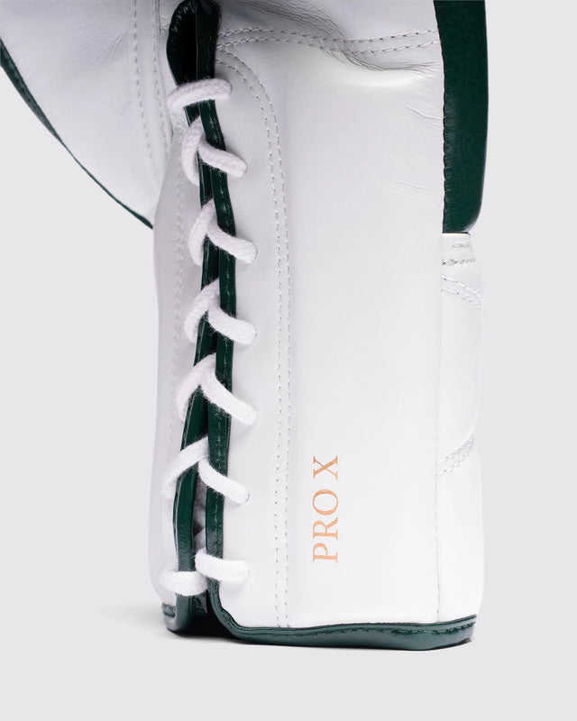 Fly Boxing Gloves Superlace Pro X 2 - Dark Green/White