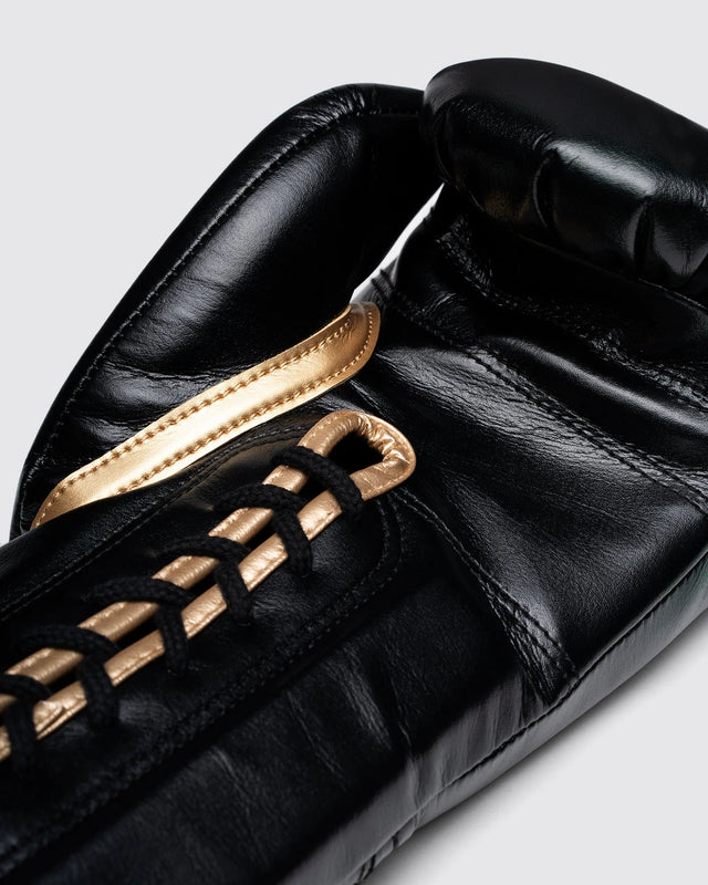 Fly Boxing Gloves Superlace Pro X 2 - Black/Gold