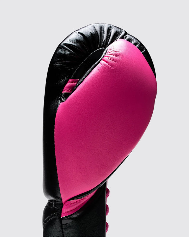 Fly Boxing Gloves Superlace Pro X 2 - Black/Pink