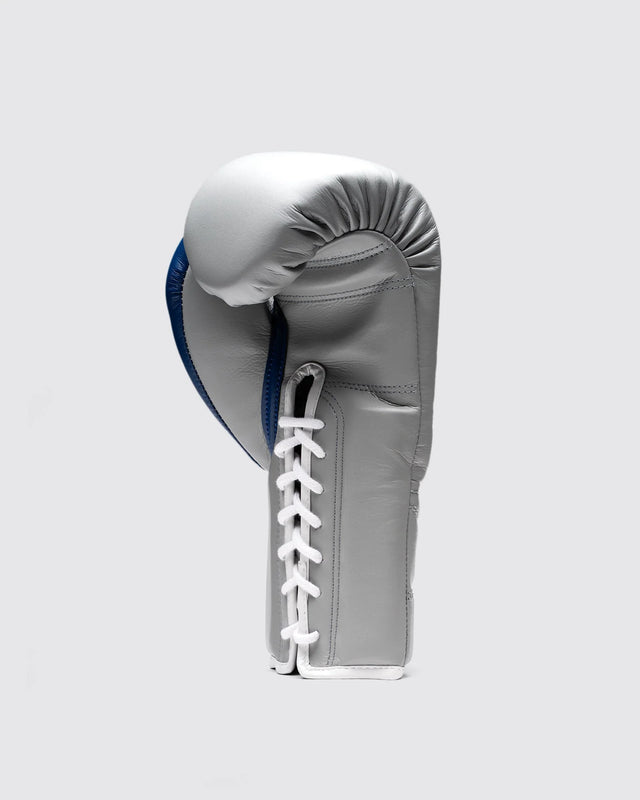 Fly Boxing Gloves Superlace Pro X 2 - Grey/Dark Blue