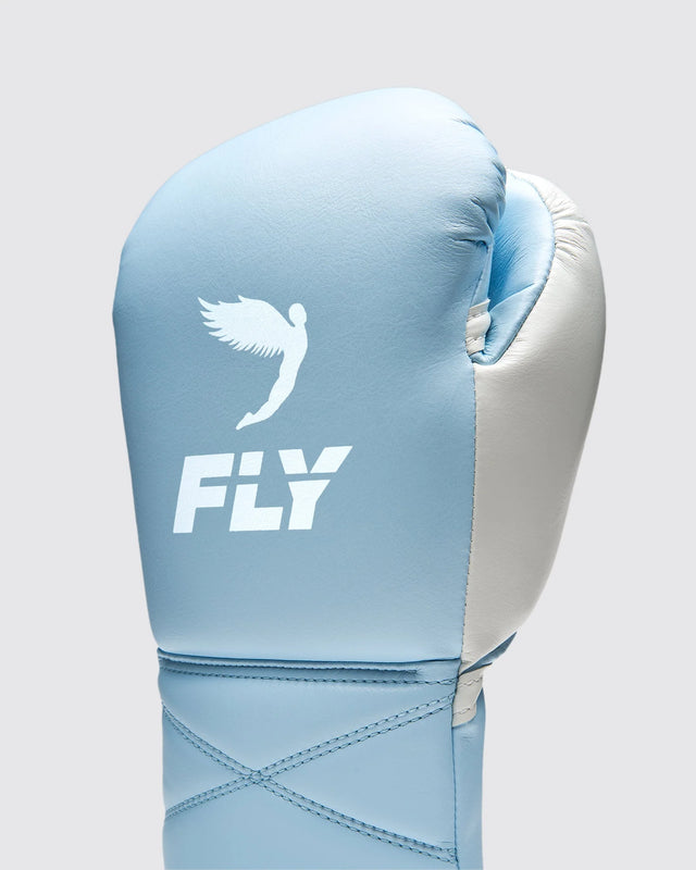 Fly Boxing Gloves Superlace Pro X 2 - Pastel Blue