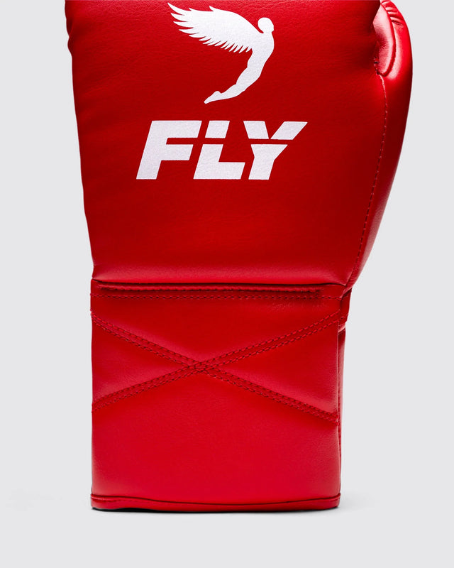 Rękawice bokserskie Fly Superlace Pro X 2 – Czerwone