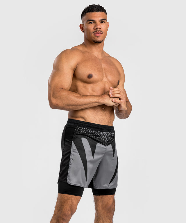 Venum MMA Shorts Attack - Black/Gray