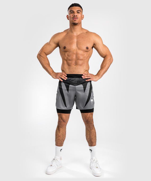 Venum MMA Shorts Attack - Black/Gray