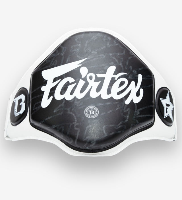 Ochraniacze brzucha Fairtex FXB – Białe/Czarne