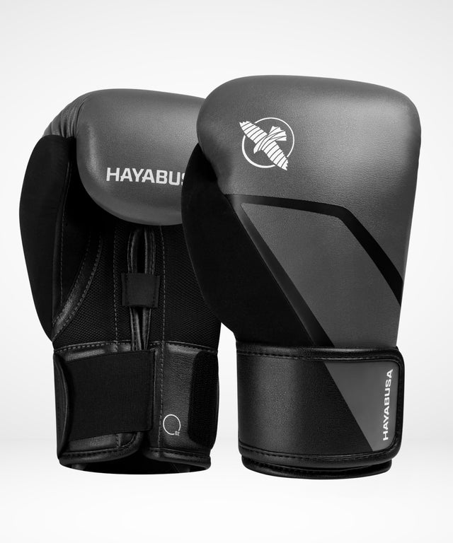 Rękawice bokserskie Hayabusa E1 – Szare/Czarne