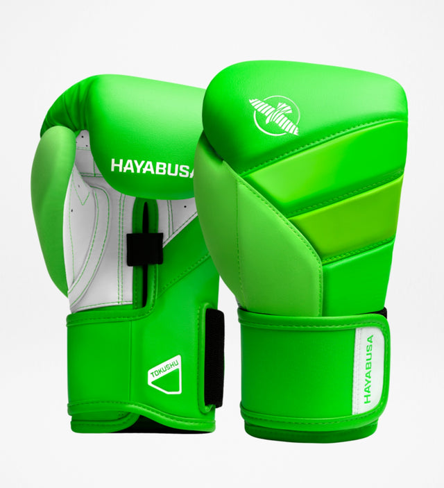 Rękawice bokserskie Hayabusa T3 Neon – Zielone
