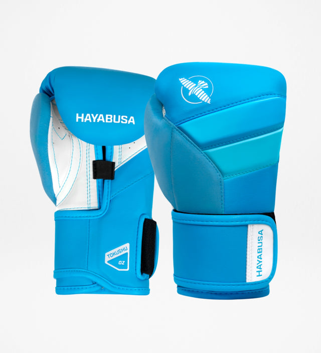 Dziecięce rękawice bokserskie Hayabusa T3 – Neon Niebieski