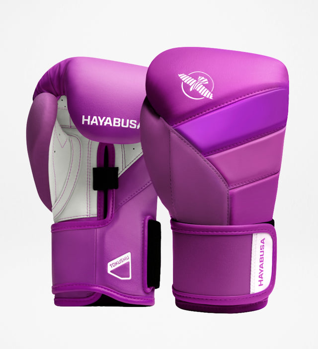 Rękawice bokserskie Hayabusa T3 Neon – Fioletowe