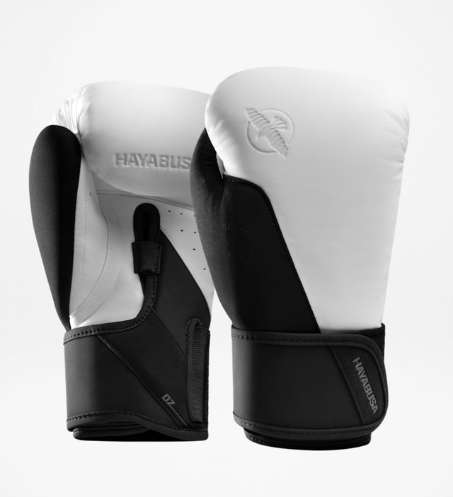 Rękawice bokserskie Hayabusa T360 – Białe/Czarne