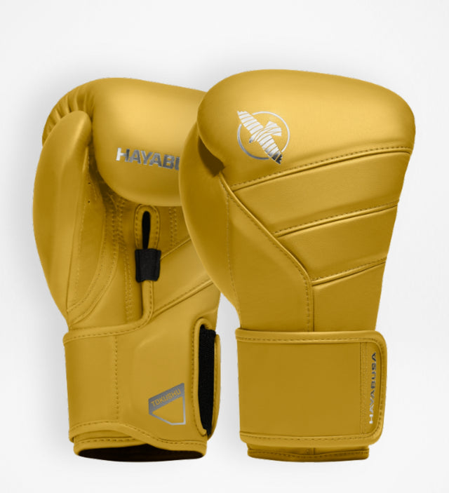 Rękawice bokserskie Hayabusa T3 Kanpeki – Tiger Yellow