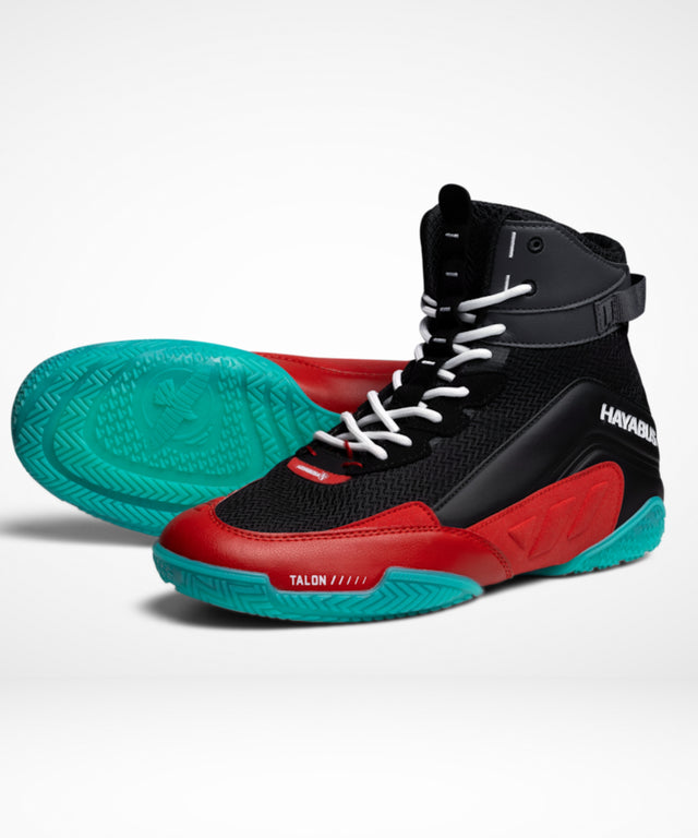Hayabusa Boksschoenen Talon - Zwart/Rood/Blauw