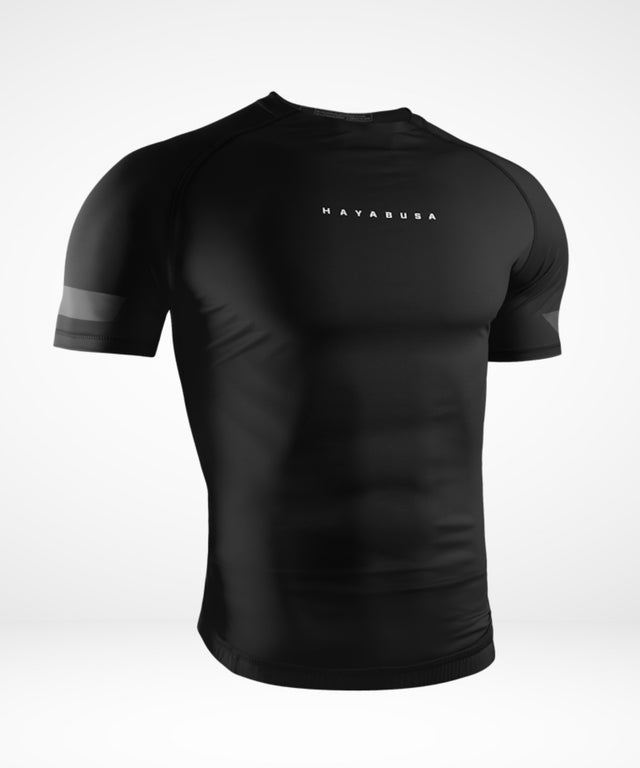 Hayabusa Core Short-Sleeve Rash Guard - Black