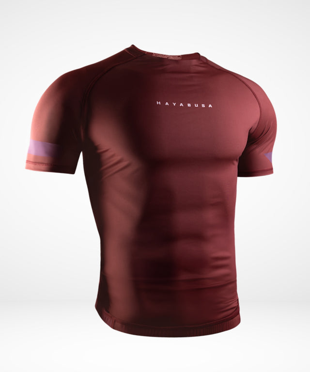 Hayabusa Core Short-Sleeve Rash Guard - Red