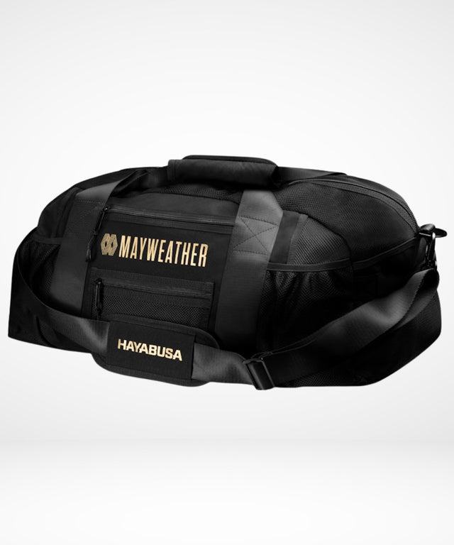Hayabusa x Mayweather Mesh Sports Bag - Black/Gold