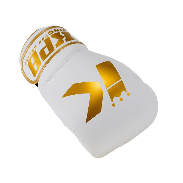 King Pro Boxing Boxing Gloves BGK - White/Gold
