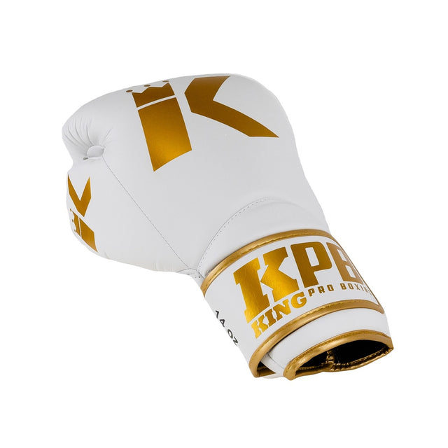 King Pro Boxing Boxing Gloves BGK - White/Gold