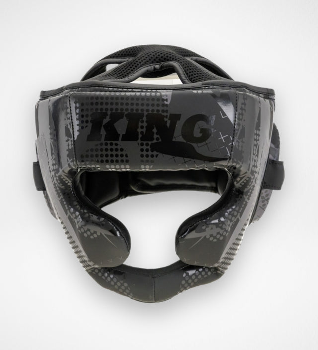 King Pro Boxing Headguard KPB/HG Shogun - Black/Black