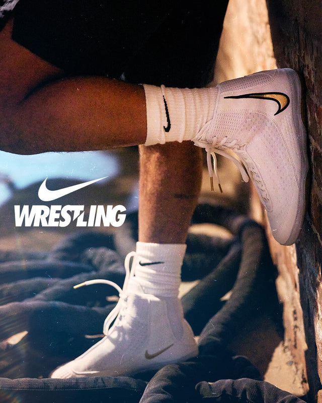 Buty zapaśnicze Nike Inflict 4 – Białe/Złote