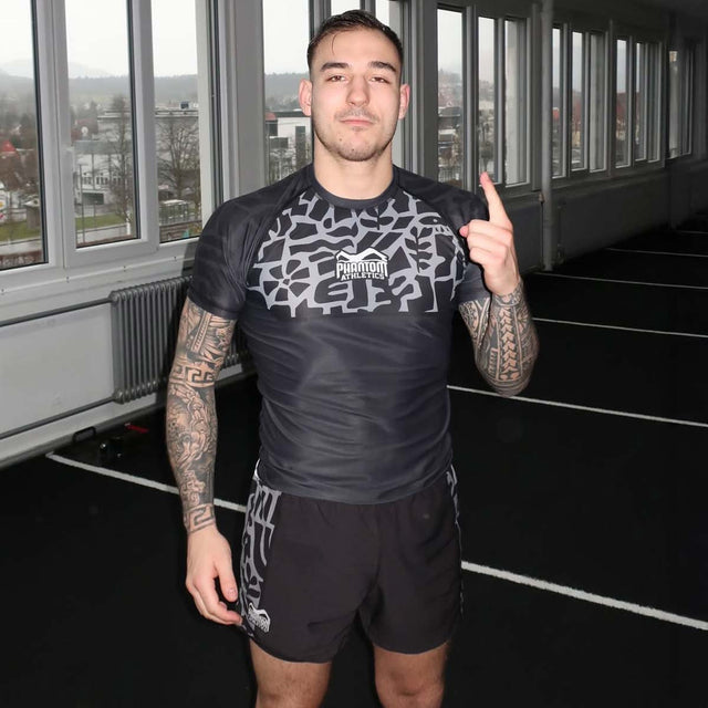 Rashguard Phantom Athletics Groundgame – Czarny/Szary