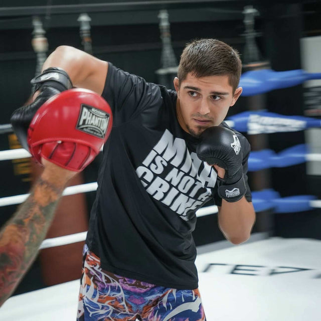 Phantom Athletics T-Shirt EVO MMA Is Not A Crime - Zwart