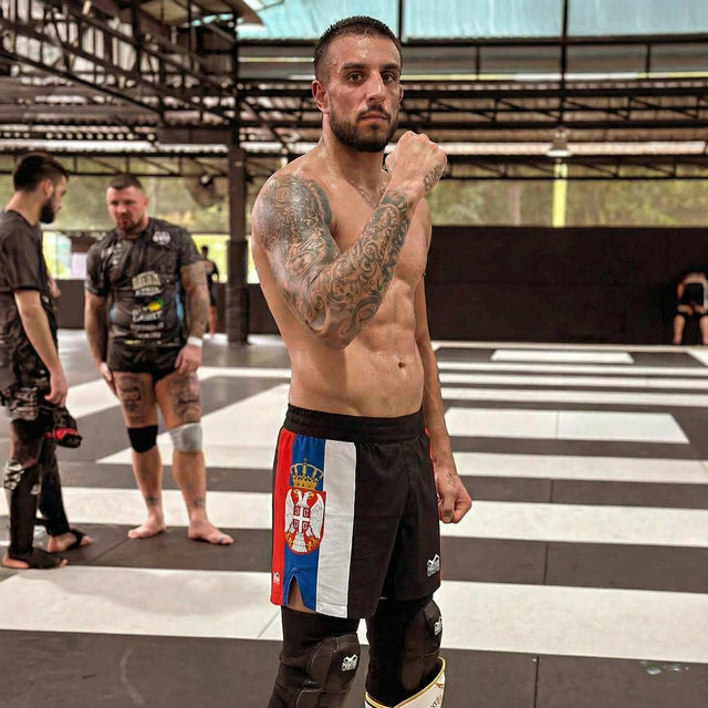 Phantom Athletics MMA Shorts Fusion-R Team Serbia – Black