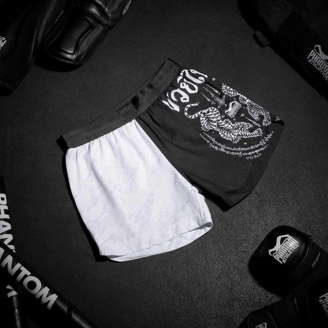 Phantom Athletics Muay Thai Shorts Fusion - Black/White