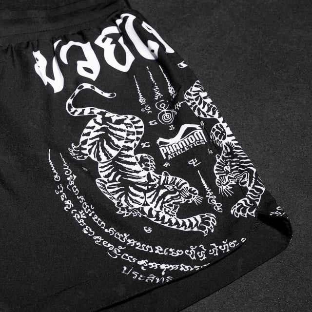 Phantom Athletics Muay Thai Shorts Fusion - Black/White
