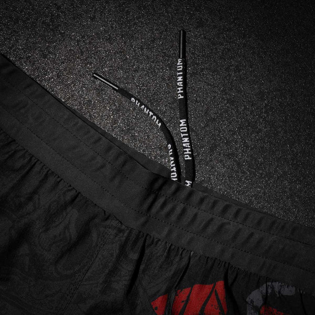 Phantom Athletics MMA Shorts Fusion-R Samurai – Black/Red