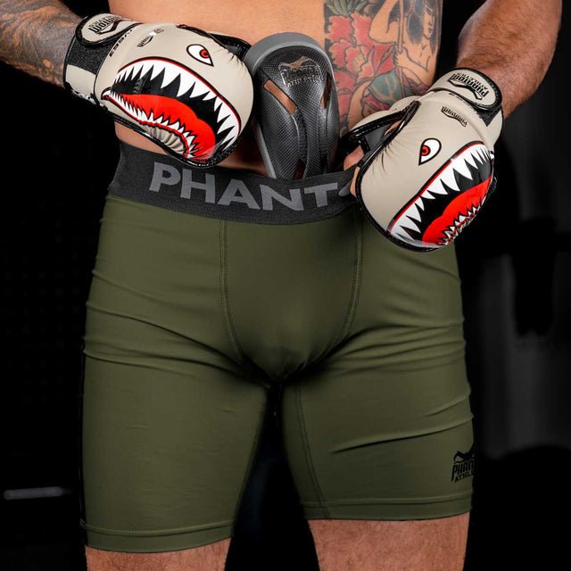 Spodenki kompresyjne Phantom Athletics Vector Apex – Khaki