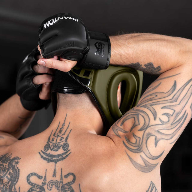 Kask bokserski Phantom Athletics Apex Full Face – Zielony