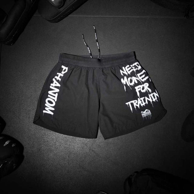 Phantom Athletics MMA Shorts Fusion-R Need Money For Training – Black