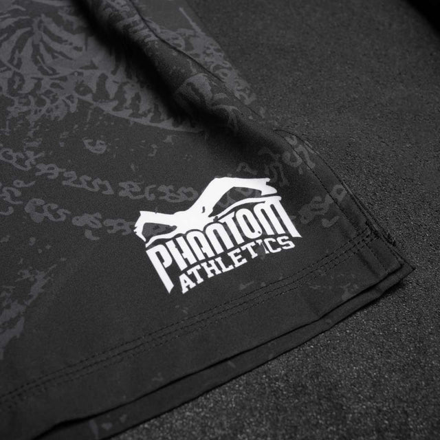 Spodenki Muay Thai Phantom Athletics EVO – Czarne/Szare