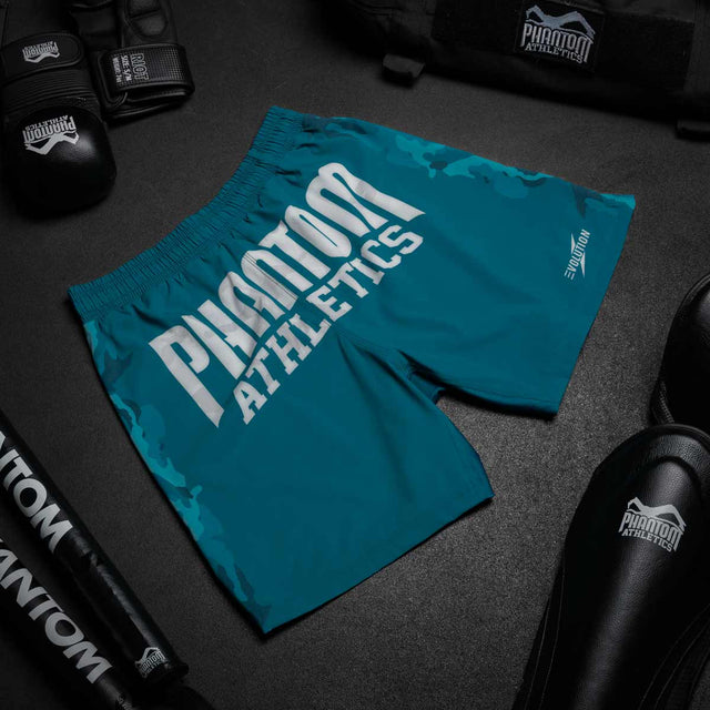 Phantom Athletics MMA Shorts EVO Warfare - Marineblauw Camo
