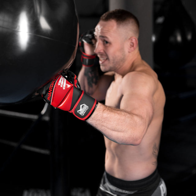 Phantom Athletics MMA Handschoenen Raider - Rood/Zwart Camo